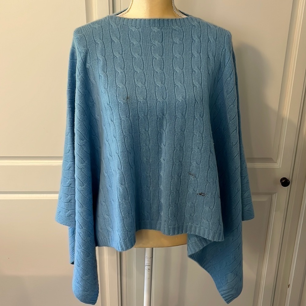 Ralph Lauren cashmere poncho​​​​​​​​​​​​​​​​​​​​​​​